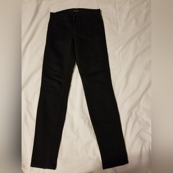 J Brand Jeans Black Skinny Leg Size 26 Color Black - Picture 1 of 9